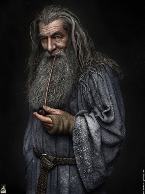 ArtStation - Gandalf the Grey - Final, Hossein Diba | Gandalf the grey ...