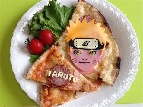 How to make Pizza of "uzumaki naruto" | Bento recipes, How to make pizza, Food