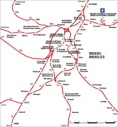 Full Belgian Rail Network Maps