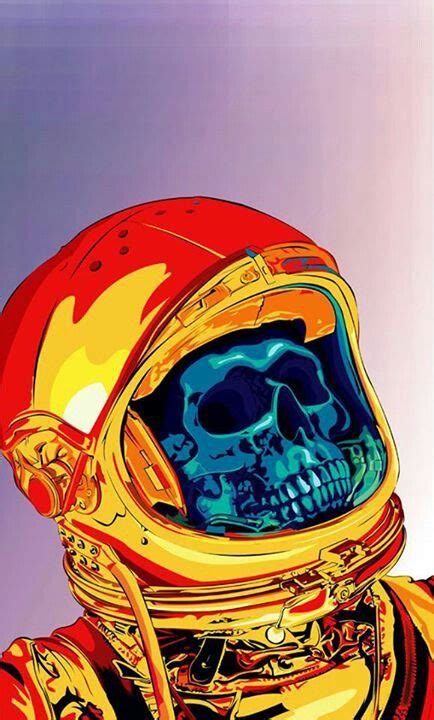 Astronaut skull | Skull painting, Skull art, Astronaut art