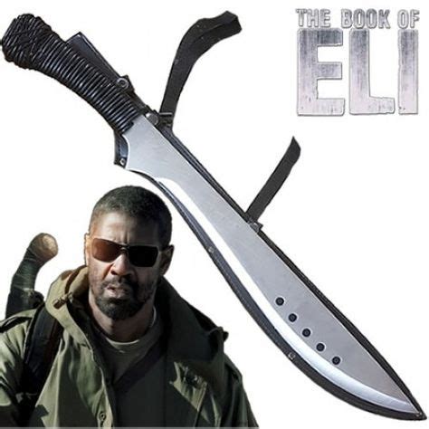 Book of Eli Machete with Leather Grip | Machete, The book of eli, Knives and swords