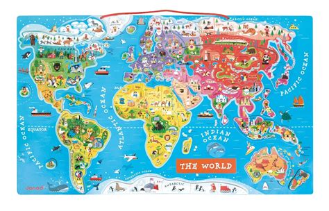 Janod - World Map Puzzle Puzzle mad, holiday activities #EntropyWishList #PinToWin ...