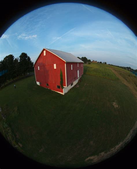 Little red barn - Drone Photography