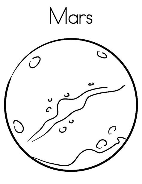 Mars Planet Drawing | Free download on ClipArtMag