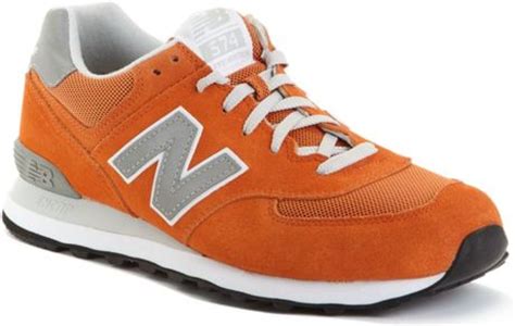 New Balance Ml574 Sneakers in Orange for Men | Lyst