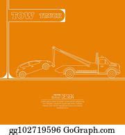 260 Tow Truck Logo Concept Clip Art | Royalty Free - GoGraph