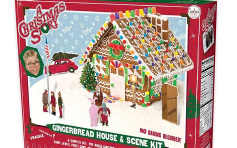 The New "A Christmas Story" Gingerbread House Kit Has it All, Including the Leg Lamp