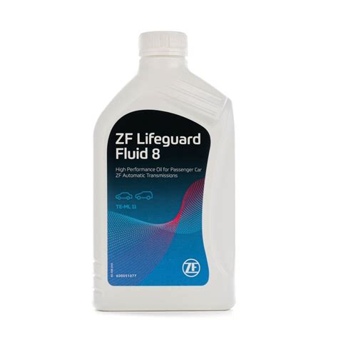 S671.090.312 ZF GETRIEBE LifeGuardFluid 8 Automatic transmission fluid ATF 8HP, 1l, green ...