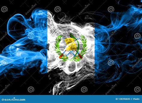 Guatemala Colorful Smoking Flag 2018. Stock Illustration - Illustration ...