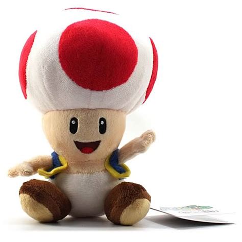 Super Mario Bros. 8-Inch Toad Plush - Entertainment Earth