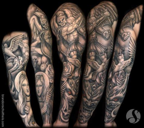 Pin by Mike Steer on Tattoo Sleeves | Evil tattoos, Good, evil tattoos, Sleeve tattoos