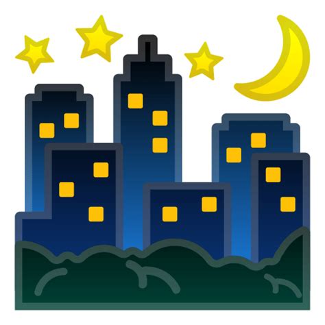 🌃 Night with Stars Emoji Meaning with Pictures: from A to Z