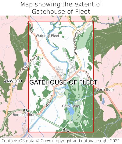 Where is Gatehouse of Fleet? Gatehouse of Fleet on a map