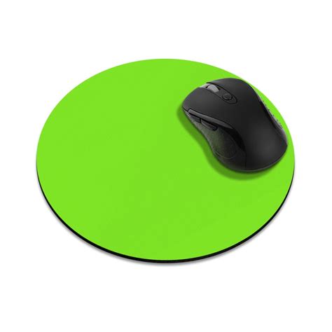 FINCIBO Round Standard Mouse Pad, Non-Slip Mouse Pad for Home, Office, and Gaming Desk, Solid ...