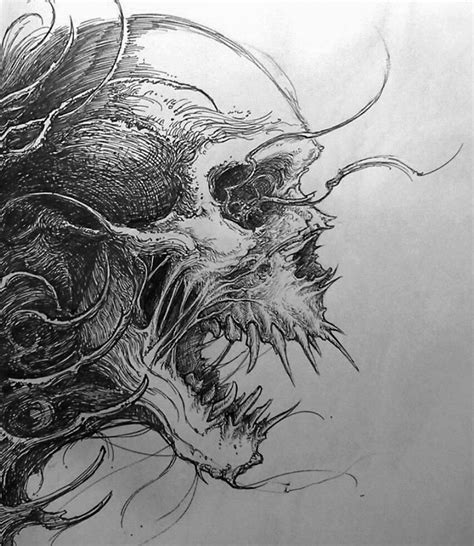 Gangster Skull Drawing at PaintingValley.com | Explore collection of ...