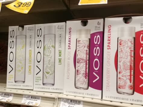 4 Newish(?!) Voss sparkling water flavors(4x12.7oz glass bottles) : ToFizzOrNotToFizz