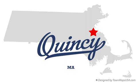 Map of Quincy, MA, Massachusetts