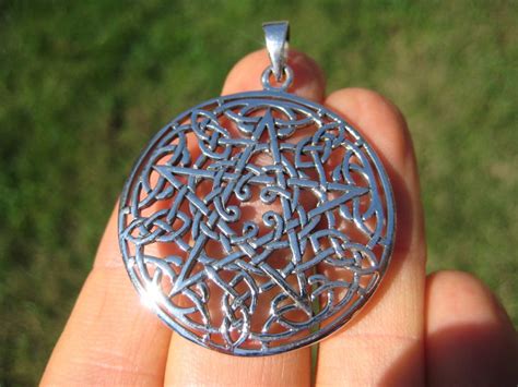 925 sterling silver celtic pentagram pendant – JK Silver