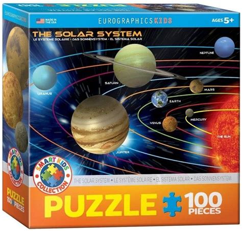 The Solar System 100 Piece Jigsaw Puzzle | 100 piece puzzles, Solar system, Puzzles for kids