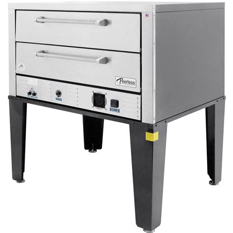 Peerless CE61PE Electric Double Deck Pizza Oven with 1" Pizza Stones