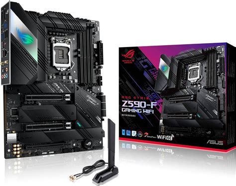 ASUS ROG STRIX Z590-F GAMING WIFI Intel Z590 Chipset Socket 1200 ...