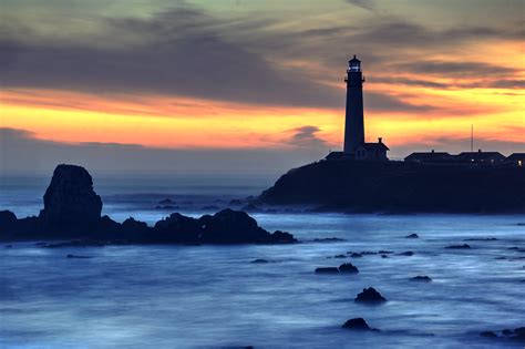 Lighthouse At Sunset Wallpapers - Wallpaper Cave