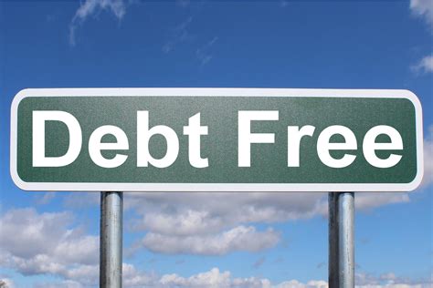 Debt Free - Free of Charge Creative Commons Highway sign image