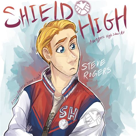 SHIELD High: Steve Rogers by Aibyou on DeviantArt