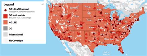 Current 5G Coverage Map