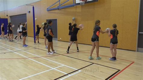 Wall Drills - Partner Ball skills - Netball Drills, | Sportplan