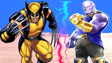 THANOS VS WOLVERINE 😱 - Ultimate Epic Battle Simulator - YouTube