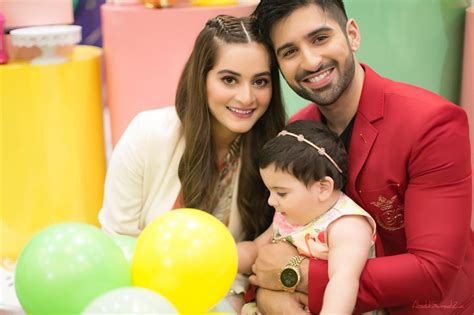 Aiman Khan Daughter Amal's 1st Birthday Celebrations Pictures | Reviewit.pk