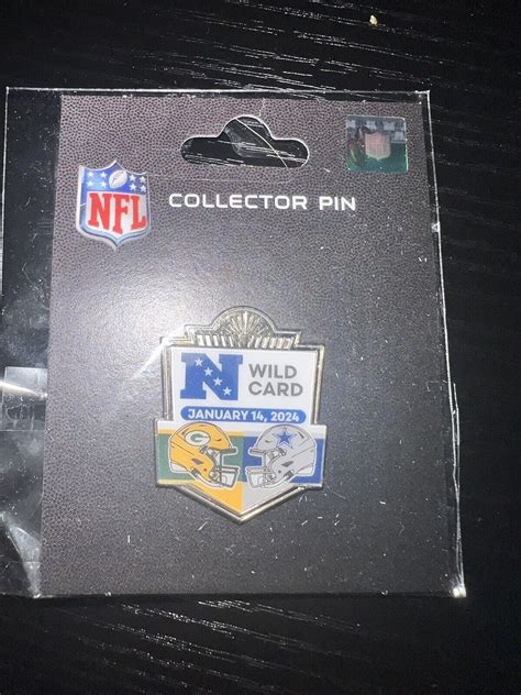 Green Bay Packers VS Dallas Cowboys GAME DAY PIN 1/14/24 2023 NFL NFC ...