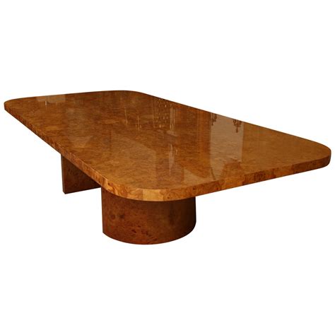 Magnificent Monumental Burl Wood Dining Table by Steve Chase For Sale at 1stdibs