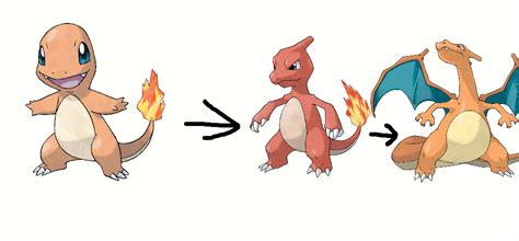 Charmander Evolution by superfoxdeer on DeviantArt