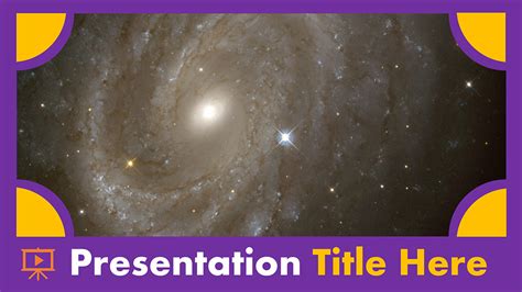 Galaxy In Outer Space Google Slides Themes And Powerpoint Template ...