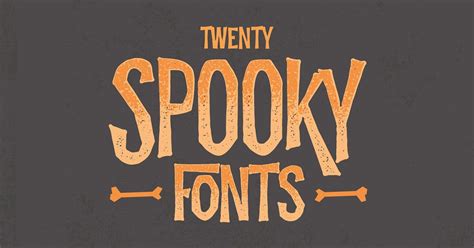 20 Creepy Fonts for Your Spooky Design Needs | Creepy font, Halloween ...