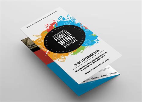 Free Tri-Fold Brochure Template for Events & Festivals - PSD, Ai & Vector