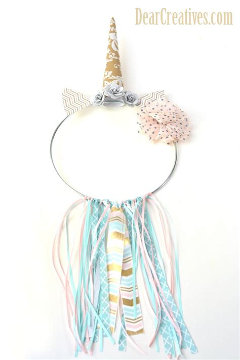 Unicorn Dream Catcher DIY "Easy to Make" With Step by Step Tutorials