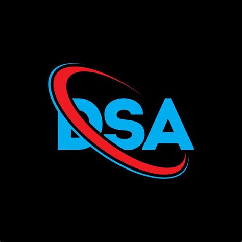 DSA logo. DSA letter. DSA letter logo design. Initials DSA logo linked with circle and uppercase ...