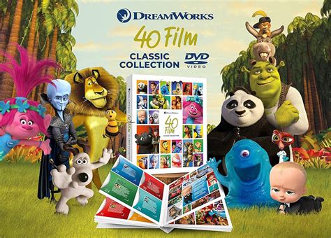 Dreamworks 4-Movie Collection Shrek Madagascar Kung Fu, 47% OFF