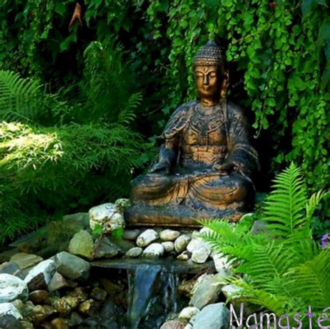 Buddha Meditation Garden Zen Rock Garden, Zen Garden Design, Japanese ...