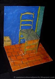 Use Your Coloured Pencils: Van Gogh's Chair Pop-Ups Vincent Van Gogh, Acrylic Portrait Painting ...