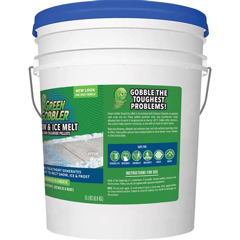 Snow & Ice Melt Pellets - 93% Calcium Chloride - 15lbs