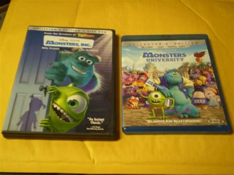 (2) DISNEY PIXAR Monsters, Inc. Blu-Ray/DVD Lot: Monsters Inc. + University £7.67 - PicClick UK