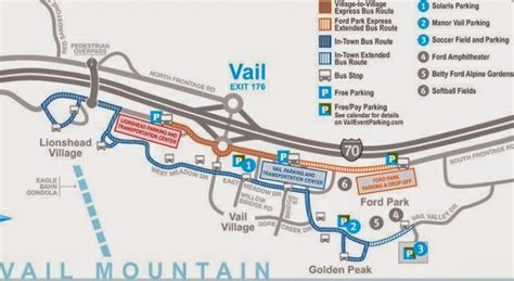 Town Vail Vail Village Map