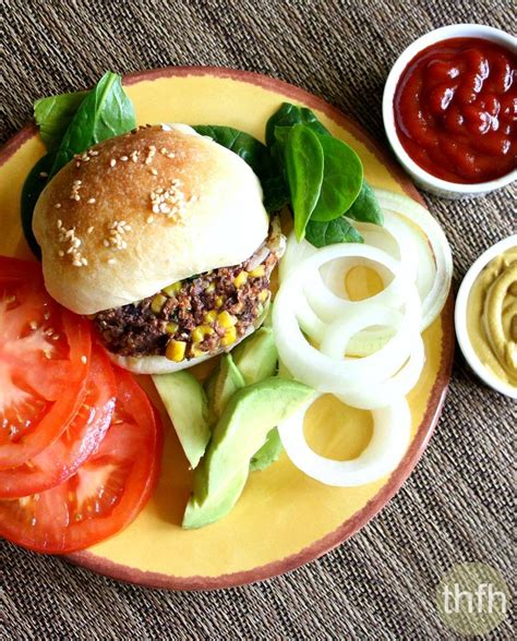 Vegan Black Bean and Quinoa Veggie Burger | The Healthy Family and Home