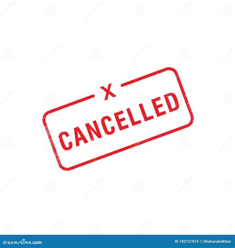 Cancelled Stamp Cartoon Vector | CartoonDealer.com #7473503