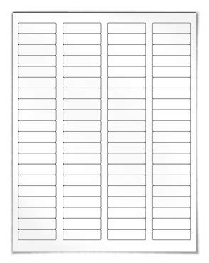 Labels cross reference chart for label sizes found in popular label software