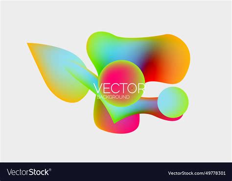 Abstract glowing shapes background Royalty Free Vector Image